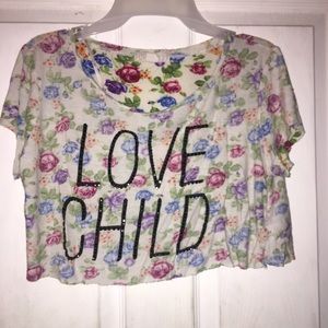 Floral crop top
